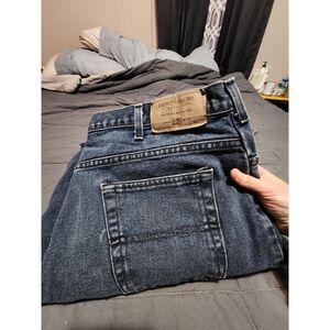 Vintage‎ Mens Faded Glory Jeans Co Cutoff Denim Shorts Jorts Relaxed Size 40